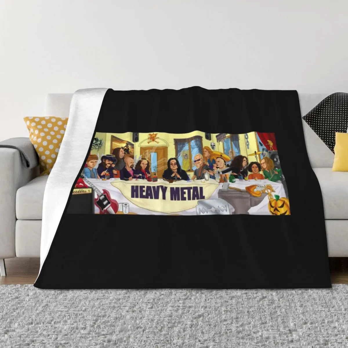 

The Heavy Metal Supper Throw Blanket Bed Fashionable Single christmas gifts Tourist Blankets
