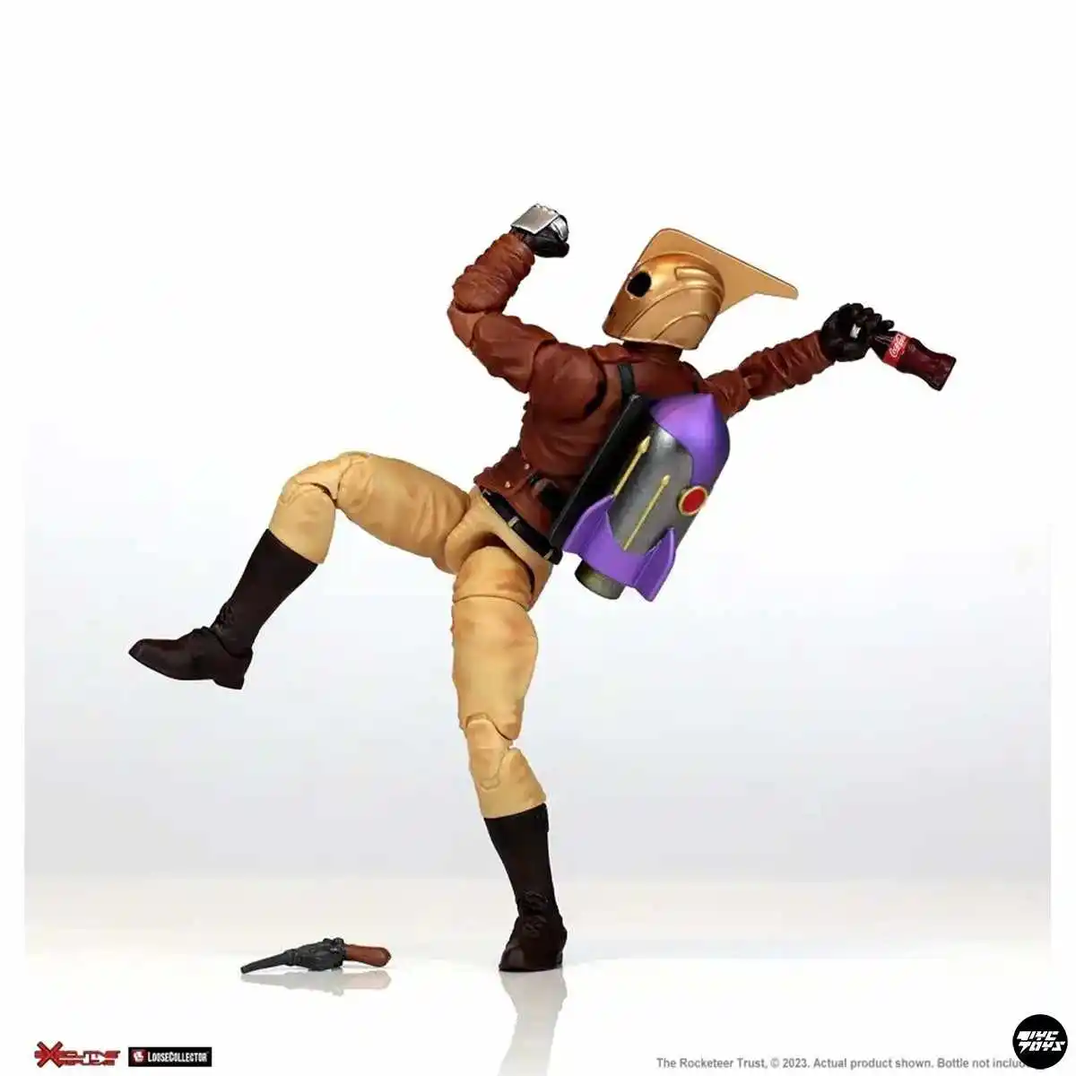 1/12th مقياس عمل الشكل Rocketman Star-Spangled راية التنفيذية المقلدة Grendel لعبة مجسمة لهواة الجمع والهدايا #4