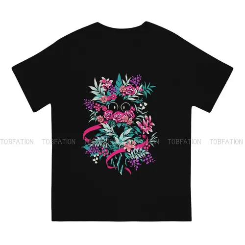 Imagen 2 del producto Deltarune-Camiseta de flores Ralsei para hombre, ropa para hombre, Blusas de algodón