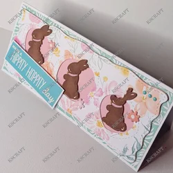 KSCRAFT Bunny Cookies Cutting Dies Stencils for DIY Scrapbooking Decorative Embossing DIY Paper Cards