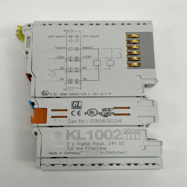 Controlador de Programación PLC KL1002-24V DC 3ms Nuevo y Original