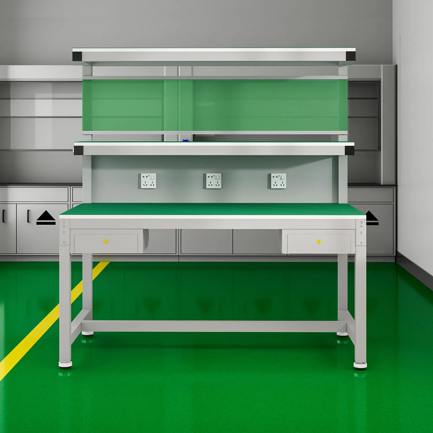 Anti-static workbench, drawer workshop inspection, packing table maintenance console