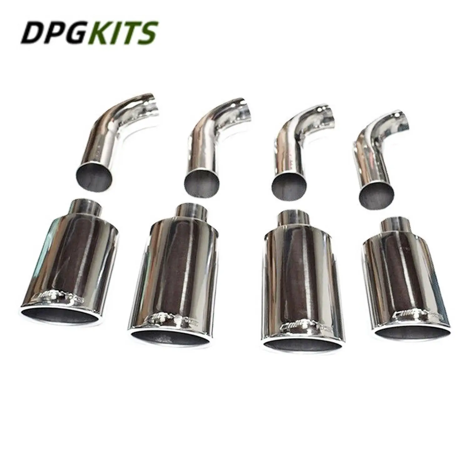 8Pcs Exhaust Muffle… - image