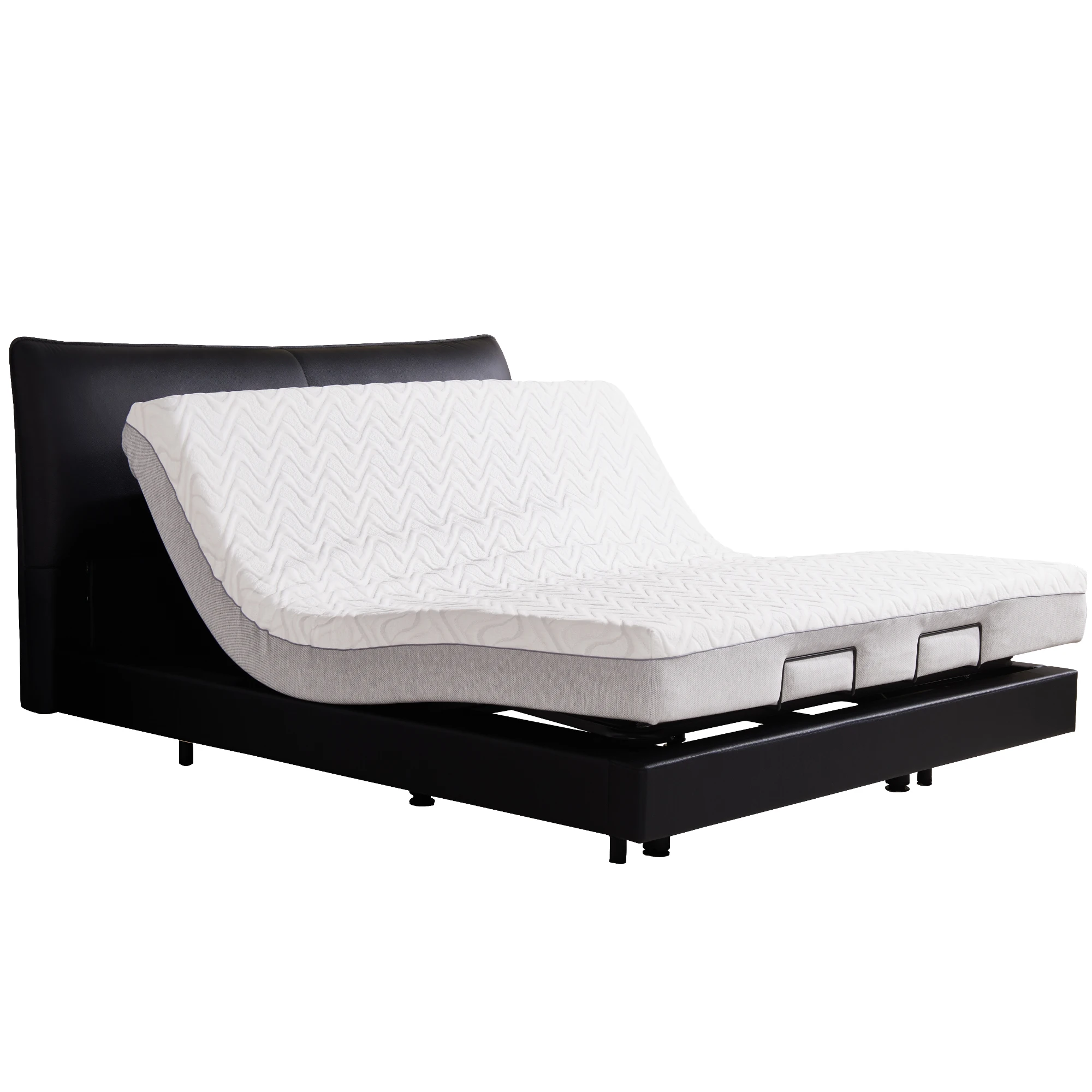 High quality set furniture bedroom metal bed home care metal frame smart bed split adjustable full king electric bed
