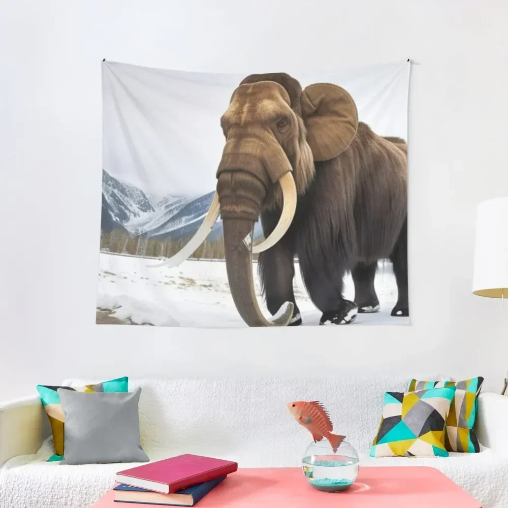 

Prehistoric Woolly Mammoths Ice Age Animals Tapestry Room Decor Home Decoration Accessories Kawaii Room Decor Tapestry