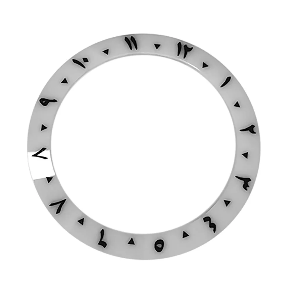 38/30.5mm Arabic Numerals Watch Bezel Insert Ceramic Ring Replacement Inserts Bezels Repair Part