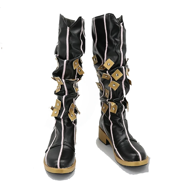 New Bizarre Adventure Anime Cos Jolyne Cujoh Cosplay Boots Gyro Johnny Joestar Shoes customized