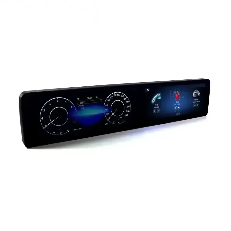 2025Nuevo diseño de 12,3 pulgadas para Clase S W221 a W222 pantalla Dual Android Radio Cluster instrumento Digital estéreo