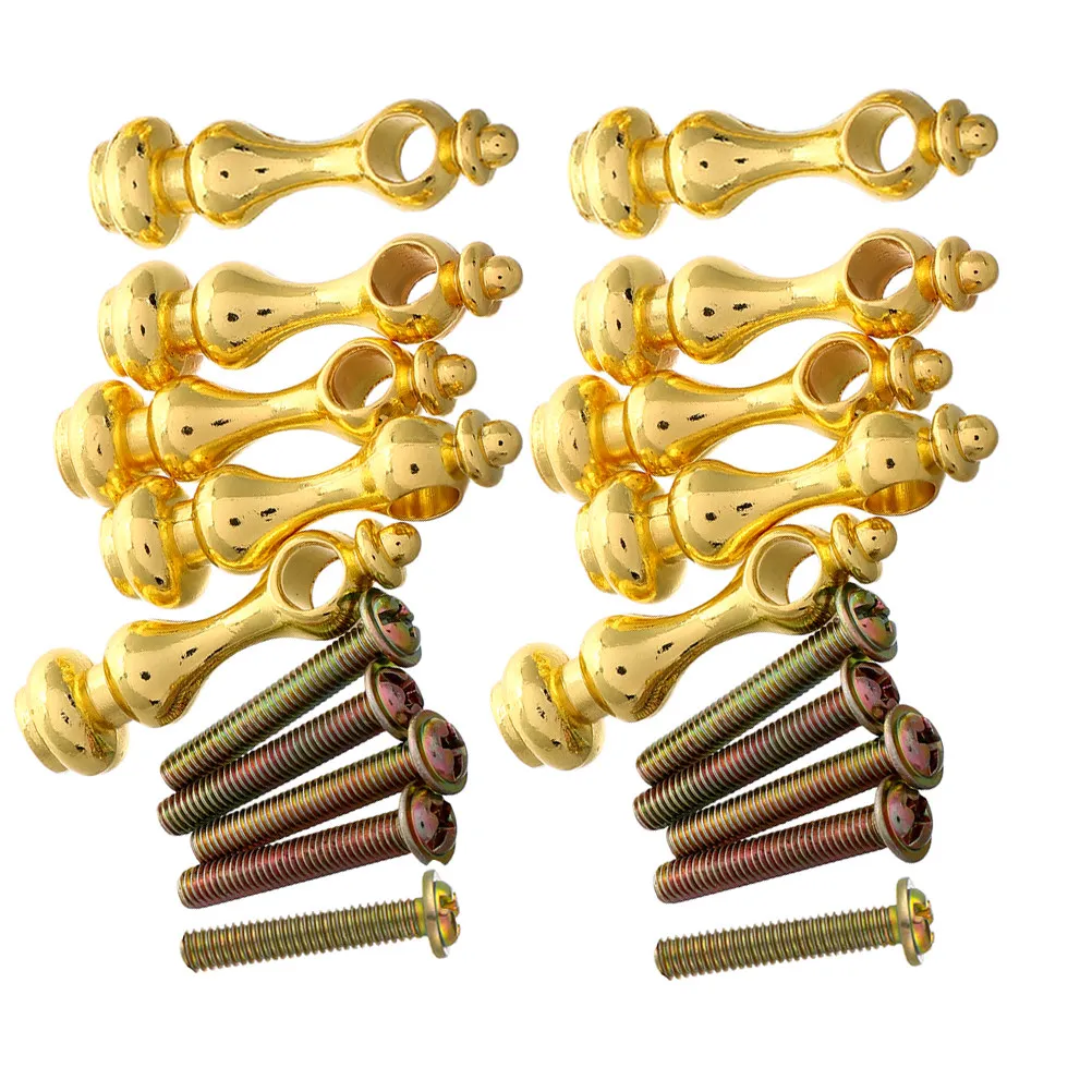 10pcs Zinc Alloy Railing Post End Caps for Glass Railings, Furniture & Cabinets – Sleek Metal Spindle Connectors