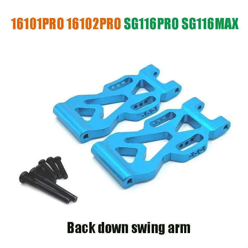 16102PROSCY 16101 PRO SG116MAX RC 자동차 알루미늄 부품 서스펜션 암 스티어링 어셈블리 드라이브 샤프트 기어 업그레이드 금속 키트