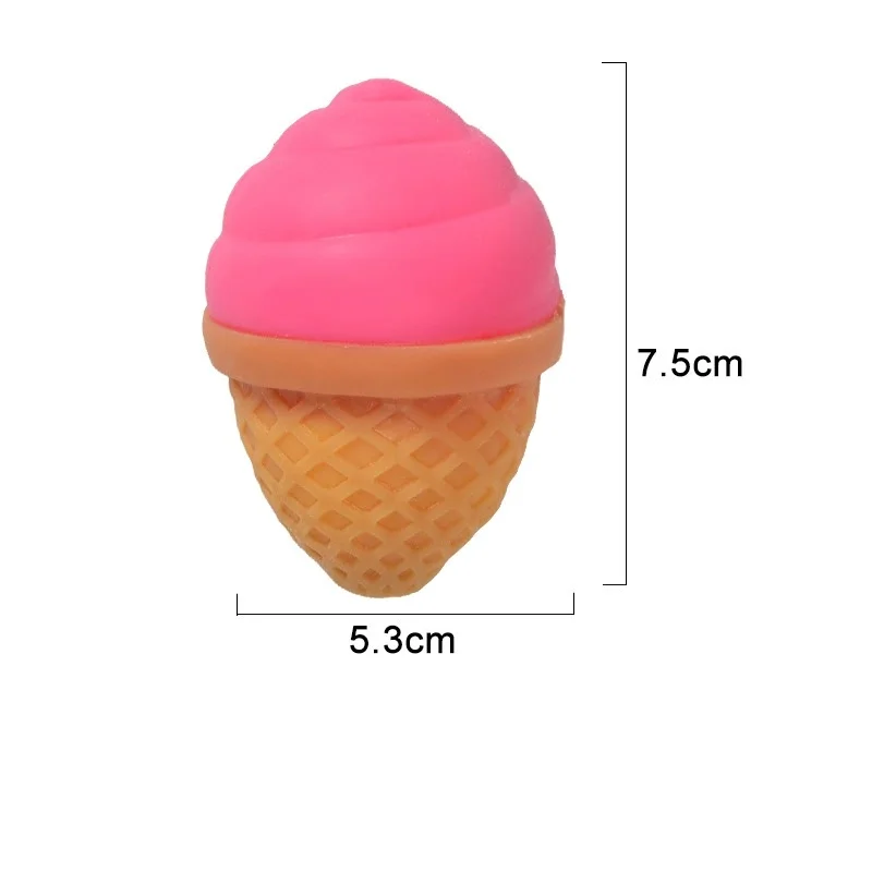 Soft-Eis-Quetschspielzeug, sensorisches Spielzeug, TPR-Simulation, Lebensmittel-Fidget-Spielzeug, Fidget-Spielzeug, 3D-Knautsch-Dekompressionsspielzeug – Detail 9