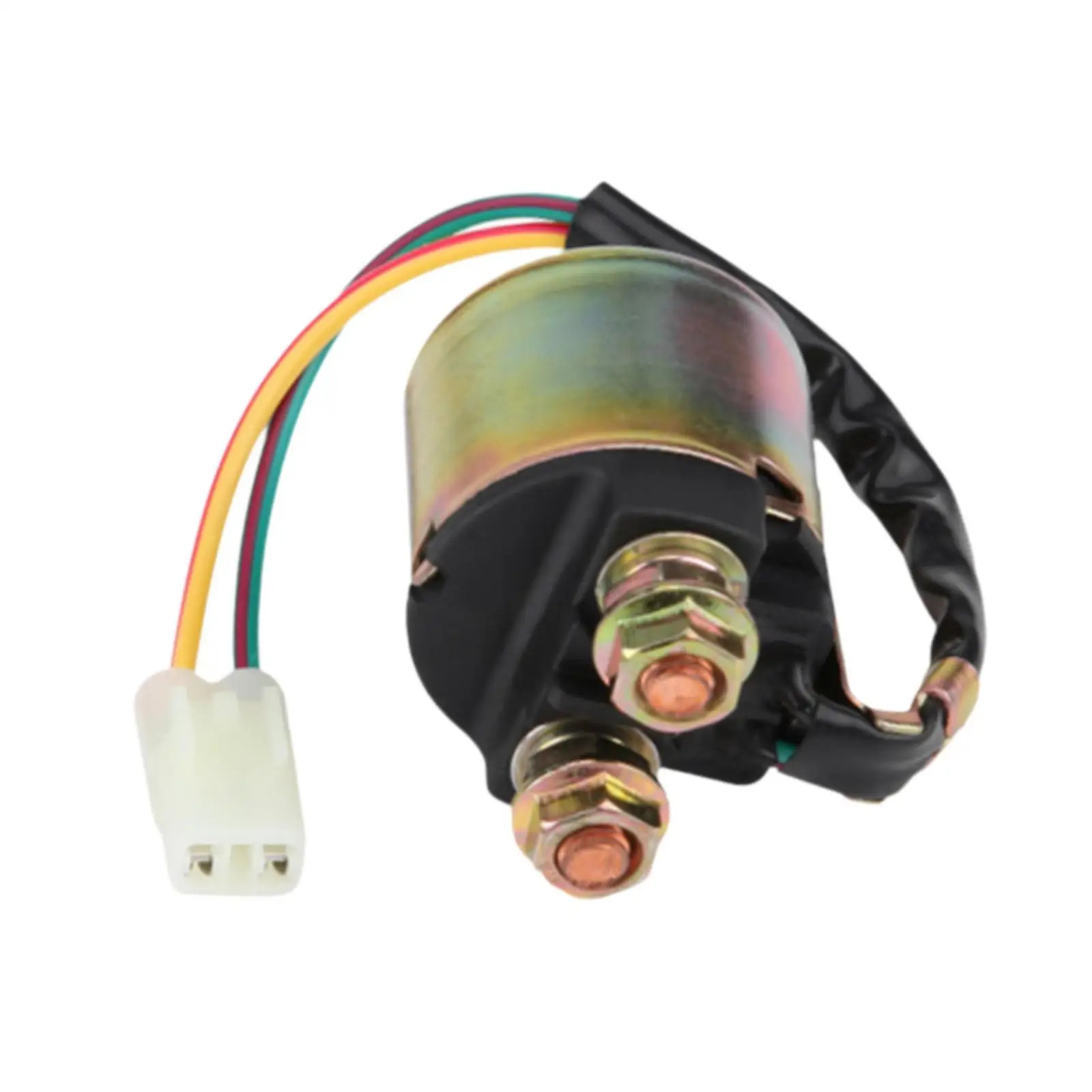 Compact Starter Solenoid Relay Metal Construction Accessory for Honda TRX200 TRX350 Fourtrax Rancher Utility Use