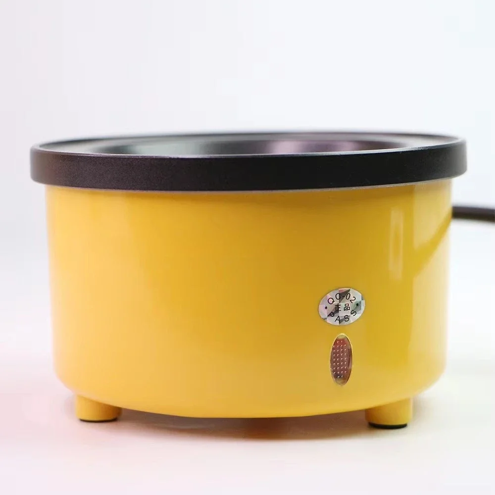 Temperature-adjustable keratin glue pot for hair extension, electric heating glue melting pot
