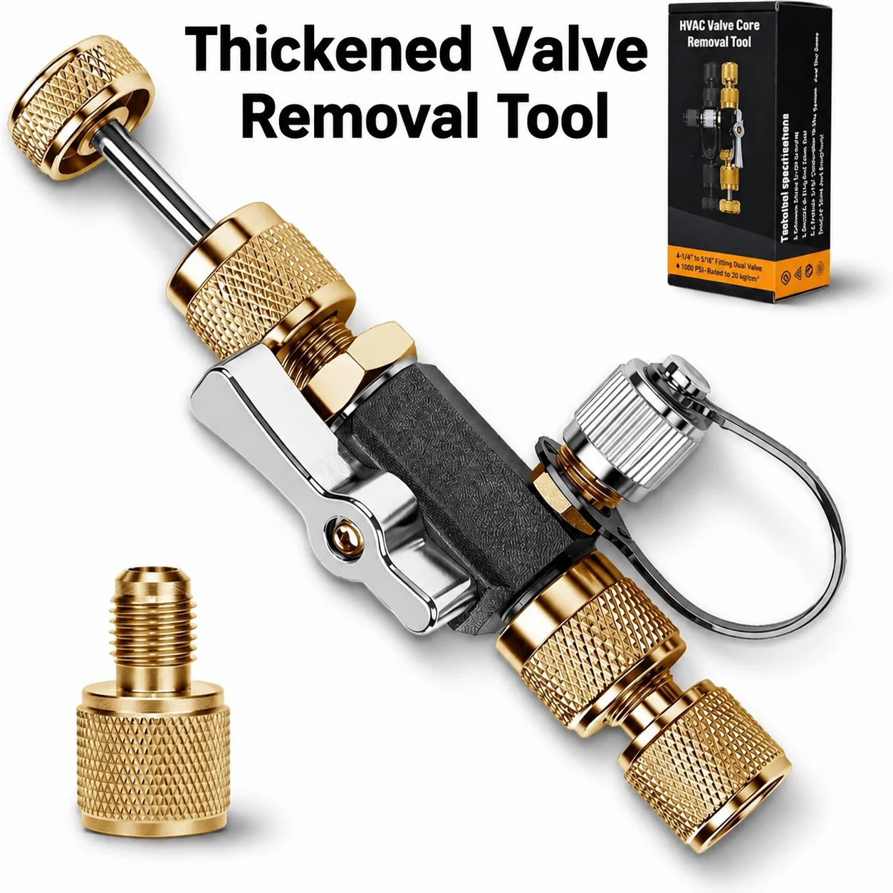 YGTITAN Air Condition Valve Core Replacement Tool Household Air Conditioning Valve Core Quick Disassembly and Installation Tool