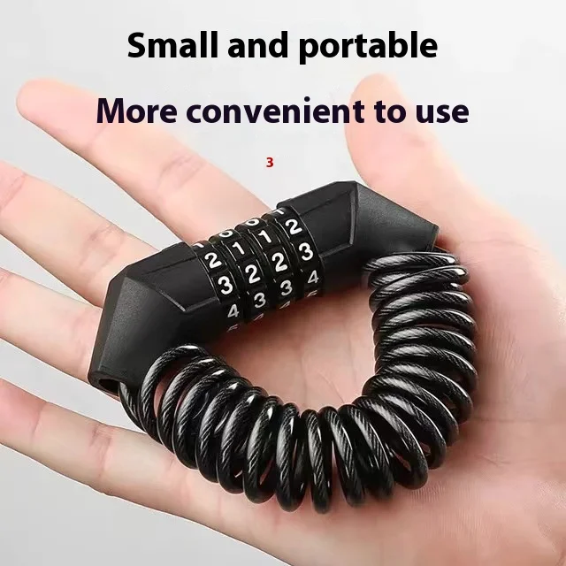 

Helmet password lock, bicycle lock, anti-theft password lock, portable electric bike lock, chain lock, bicycle accessories ﻿