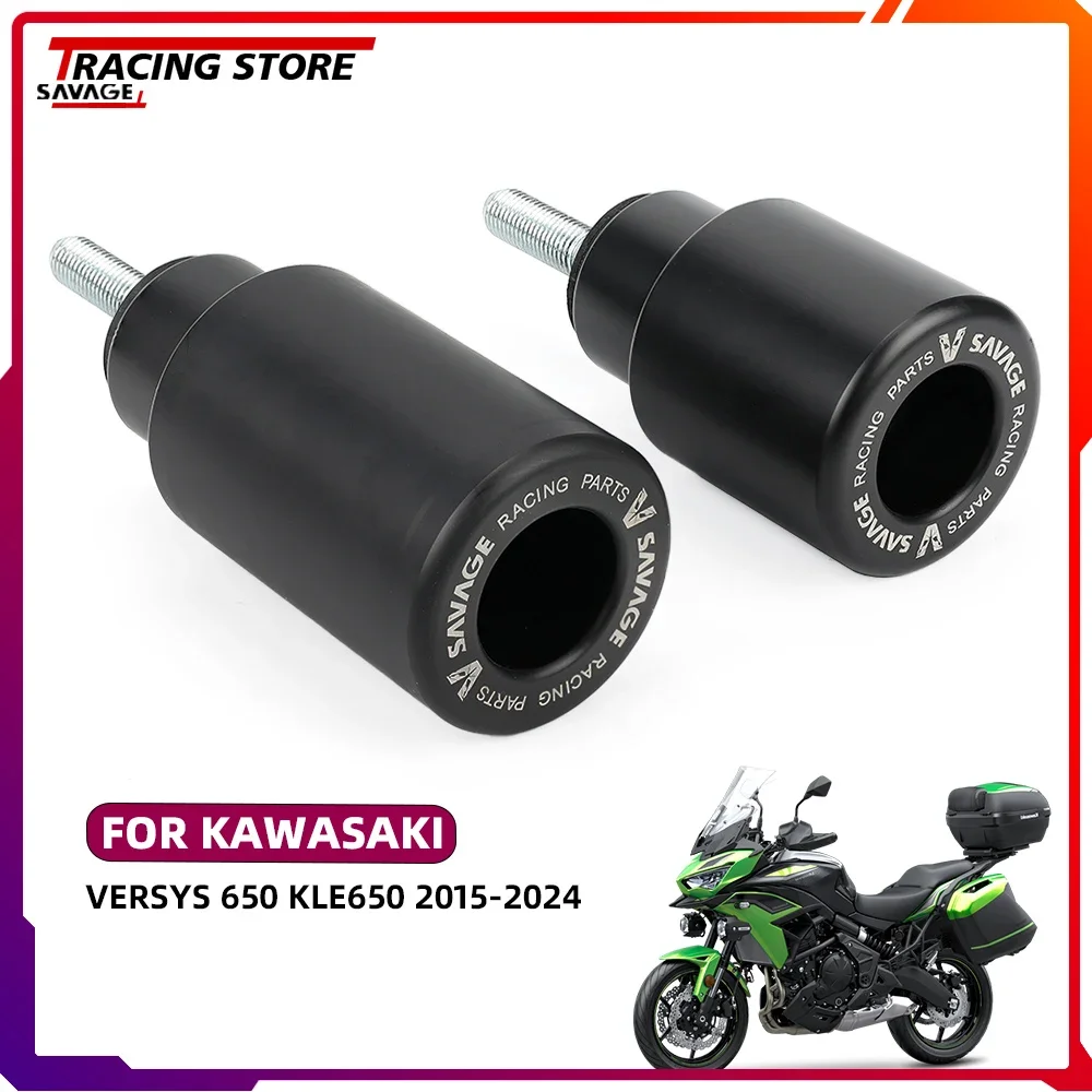 2024 KLE650 Frame Slider Crash Protector For Kawasaki Versys 650 KLE Motorcycle Accessories Falling Protection Engine Crash Pad