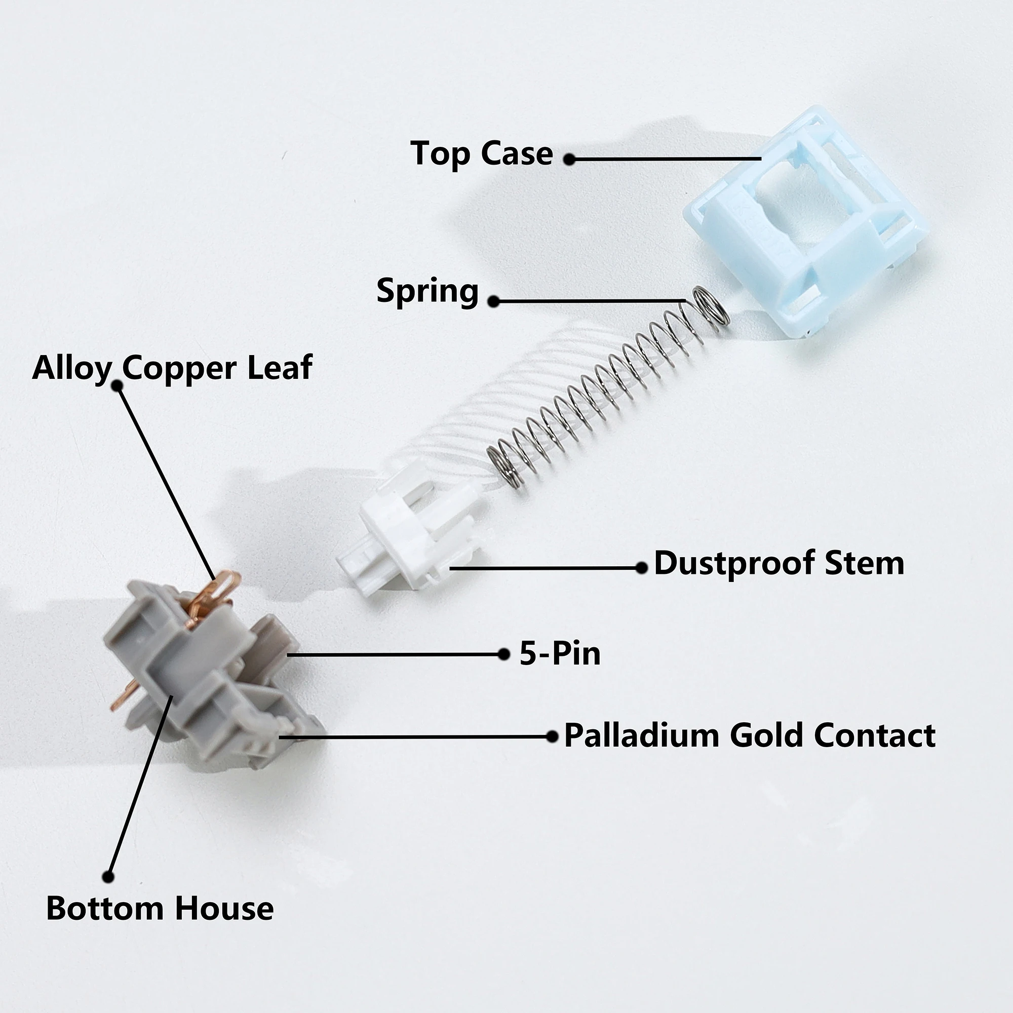 KBDiy Jarvis JJ Silent Mechanical Keyboard Switches