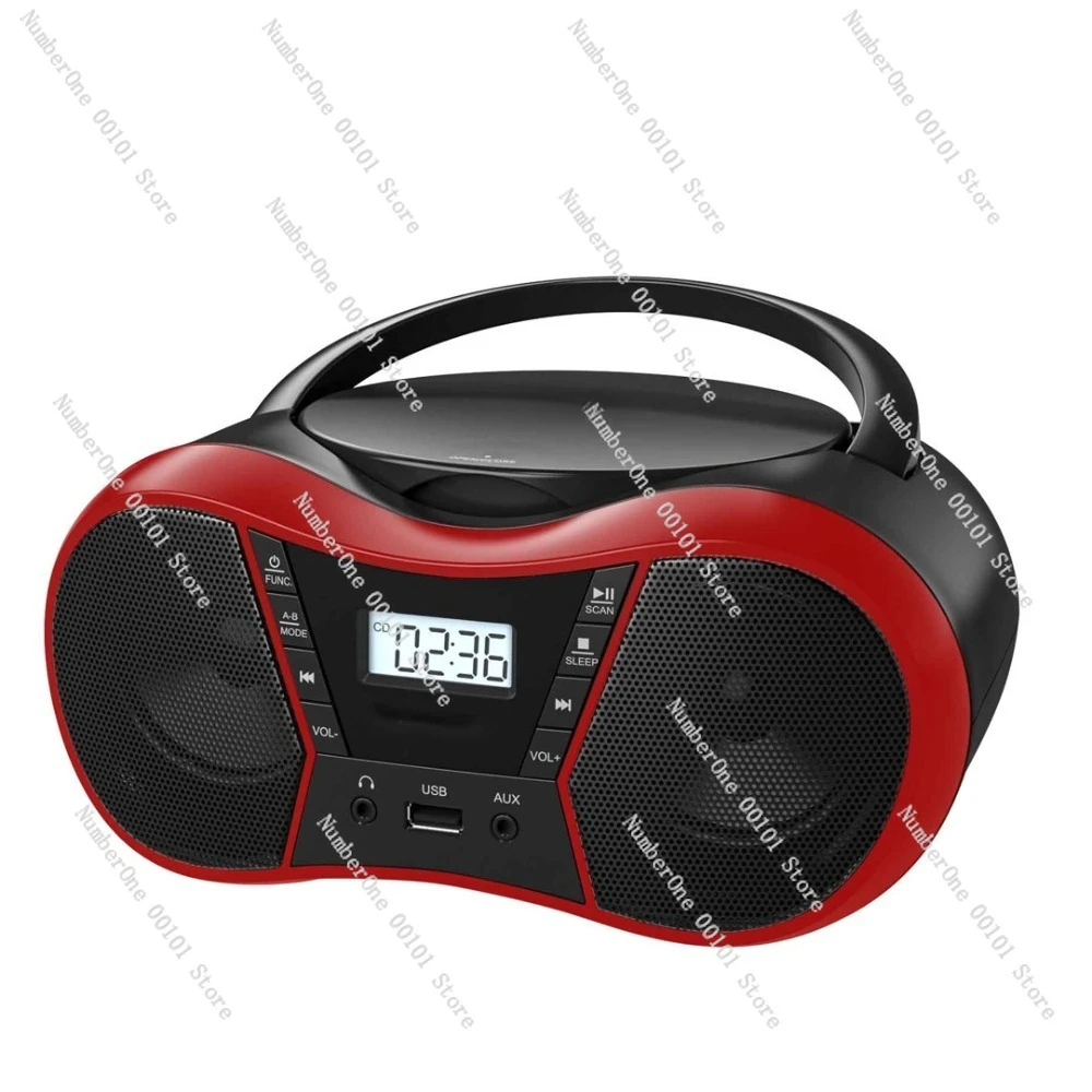 Cd audio all-in-one player - album, record, cd player, radio, stereo, retro cd player