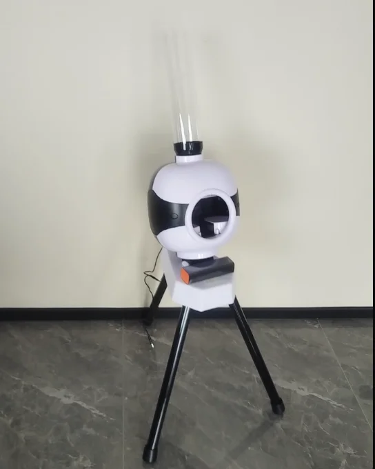 Automatic Badminton Launcher, Portable Practice Machine for Solo Training Kids