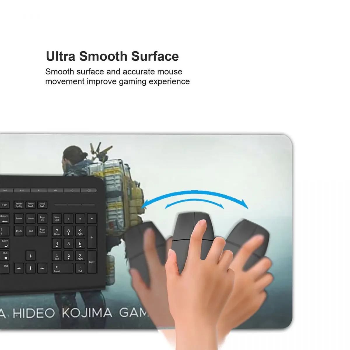 Death Stranding Action Game Gaming Large Mouse Pad Computer Keyboard Mouse Mat Gaming PC Laptop Desk Mat Accessories Table Mats