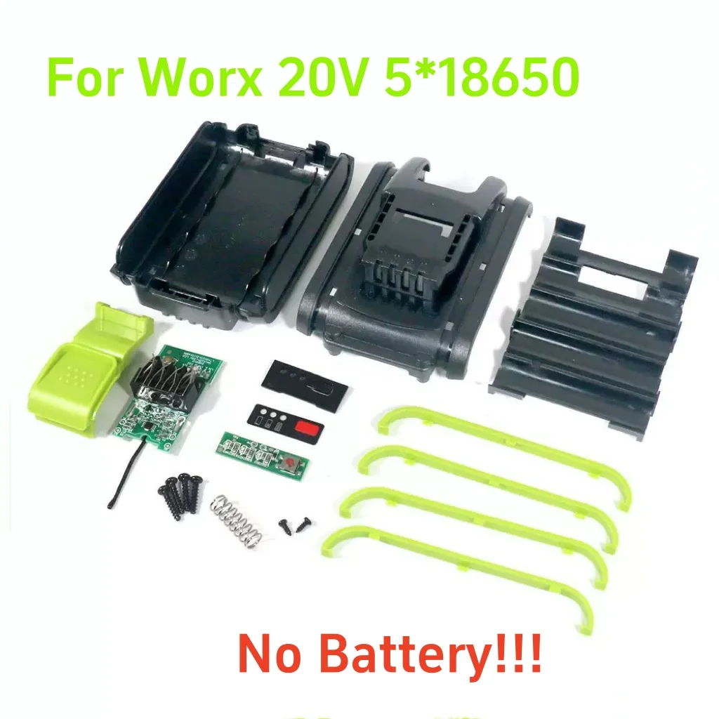 For Worx 20V Li-ion Battery Case PCB Charging Protection Circuit Board For Worx 20V Label WA3551 WA3572 WA3590