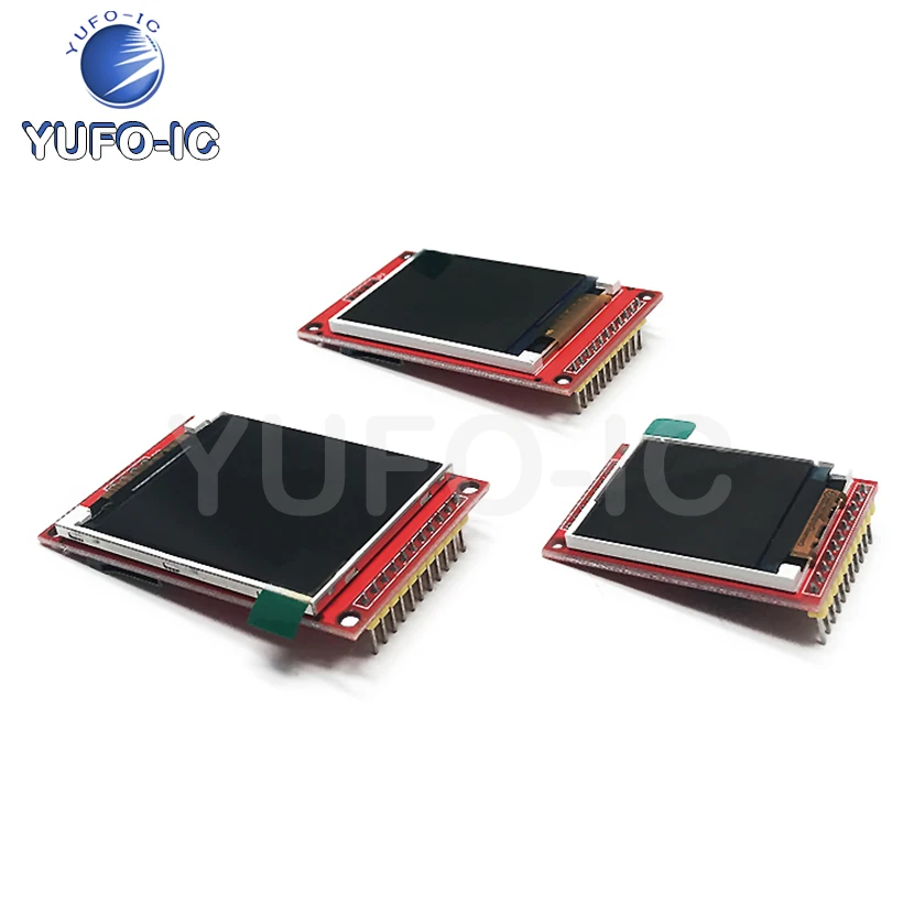 السفينة حرة 3 قطعة TFT وحدة LCD Pi وحدة المنفذ التسلسلي LCD شاشة ملونة فقط يحتاج 4 Io 1.44/1.8/2.0 "اختياري