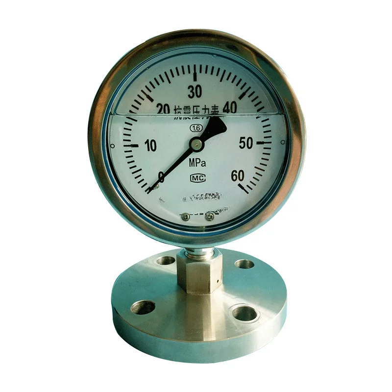 

Supply diaphragm seismic pressure gauge YN-100MF M20 * 1.5 thread type