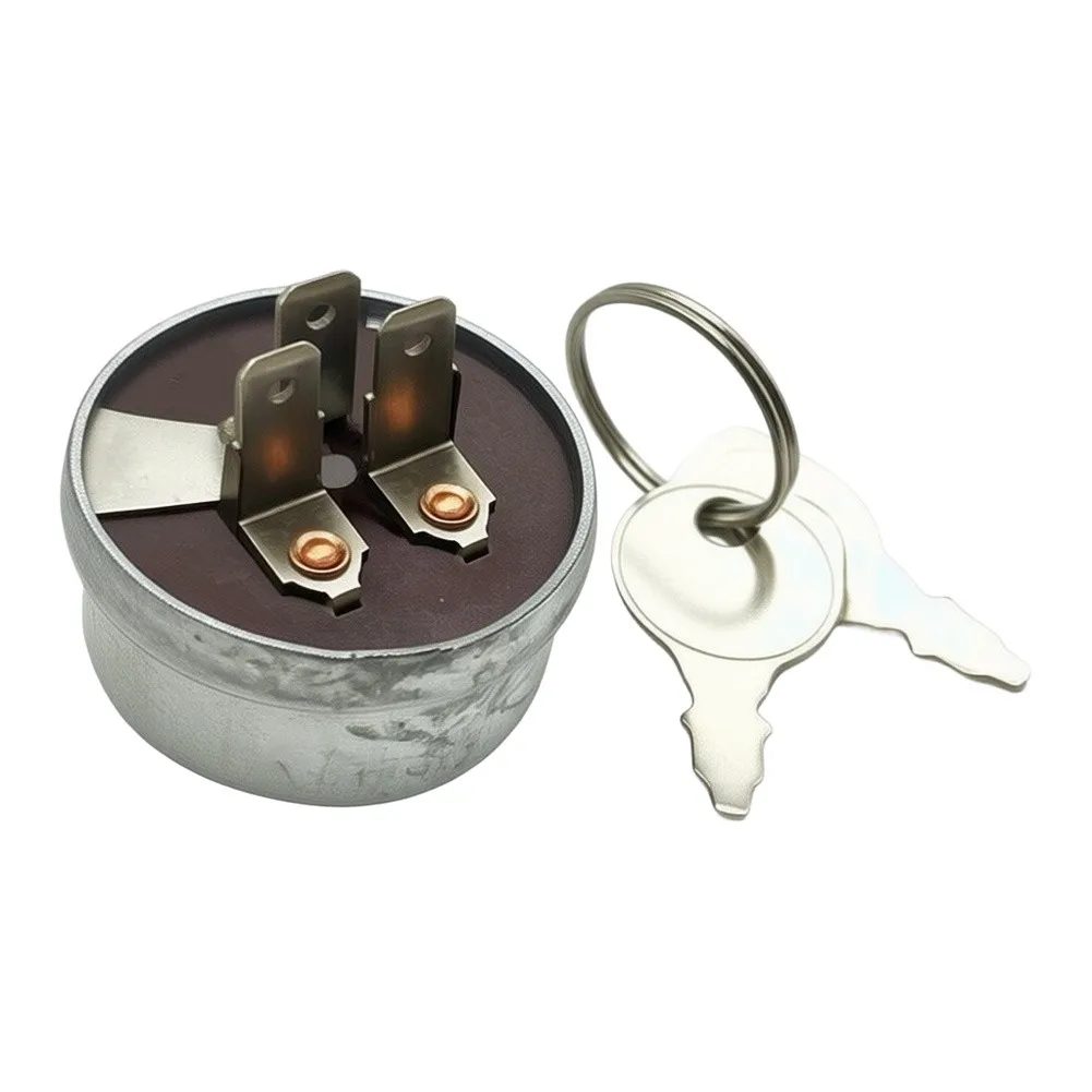 for Lawn For Mower Ignition Switch 430-144 7018816YP 3-Pin Metal Housing 6x4x4cm Silver Optimized for Quick Installation