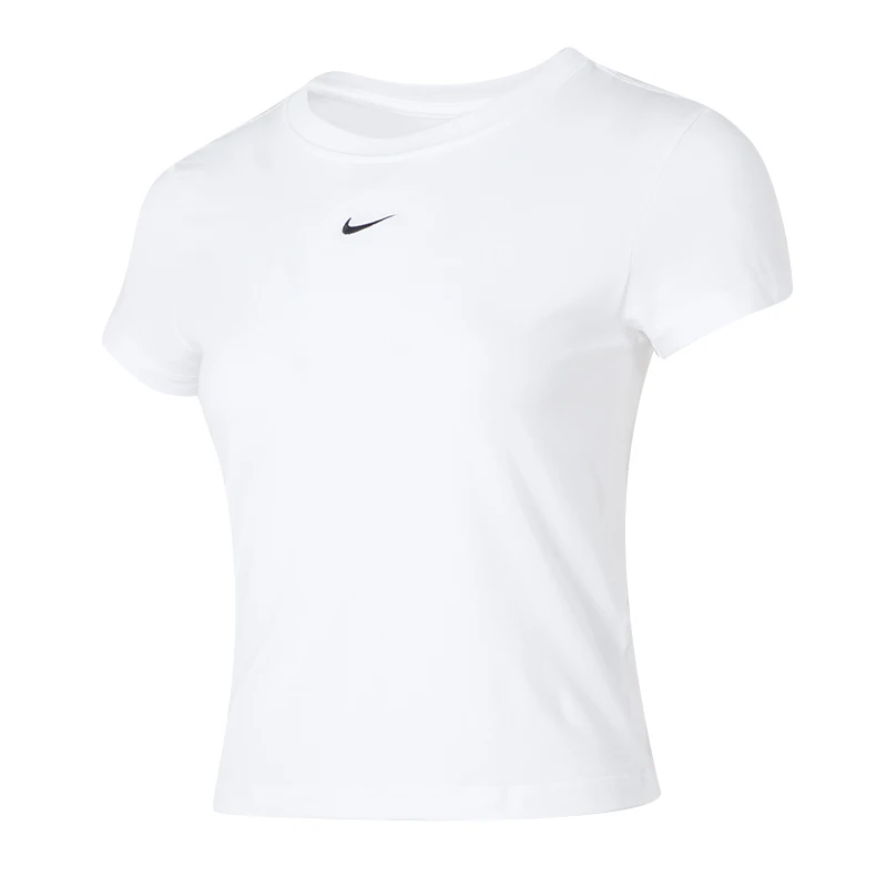 

Футболка Nike, женская спортивная одежда, мягкий, удобный, дышащий топ с короткими рукавами для фитнеса, тренировок, бега и упражнений