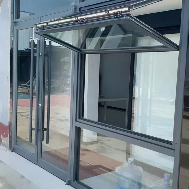 

Custom. Internet Celebrity Folding Window Custom Kitchen Coffee Shop Balcony Milk Tea Any Sliding Window Aluminum Alloy Floating