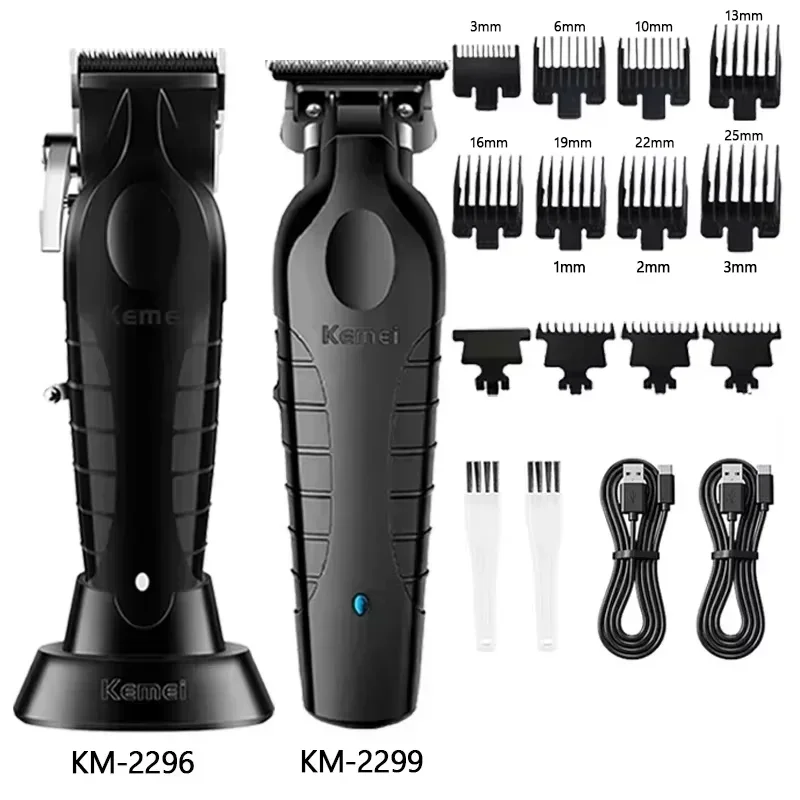 Kemei Haarschneidemaschine KM-2296 KM-2299 KM-2024 Kit Herren Elektrorasierer Haarschneidemaschine Professionelle Haarschneidemaschine