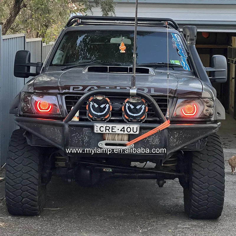 For Nissan Patrol Gu S1-3 Projector/Custom Headlights Pair