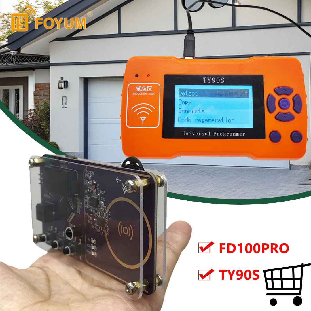 

0-999MHz Universal Remote Control Frequency Tester,TY90S Remote Copy Master Universal Remote Control Combination Set