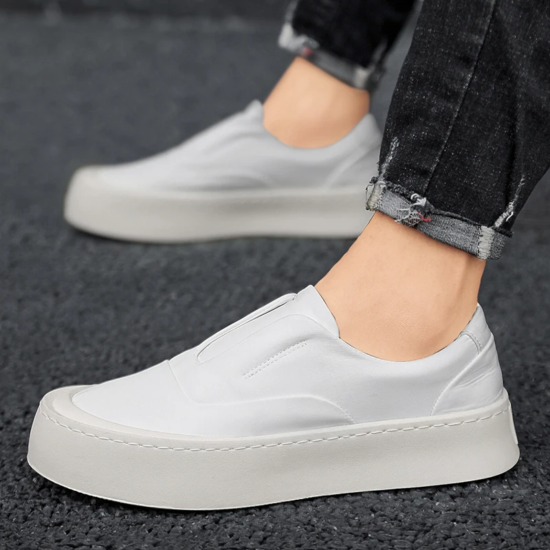 Men Casual Shoes Loafers Sports Platform Slip On Skateboard Comfortable Outdoor Sneakers Running Tennis Shoe Boat Shoes Sneakers