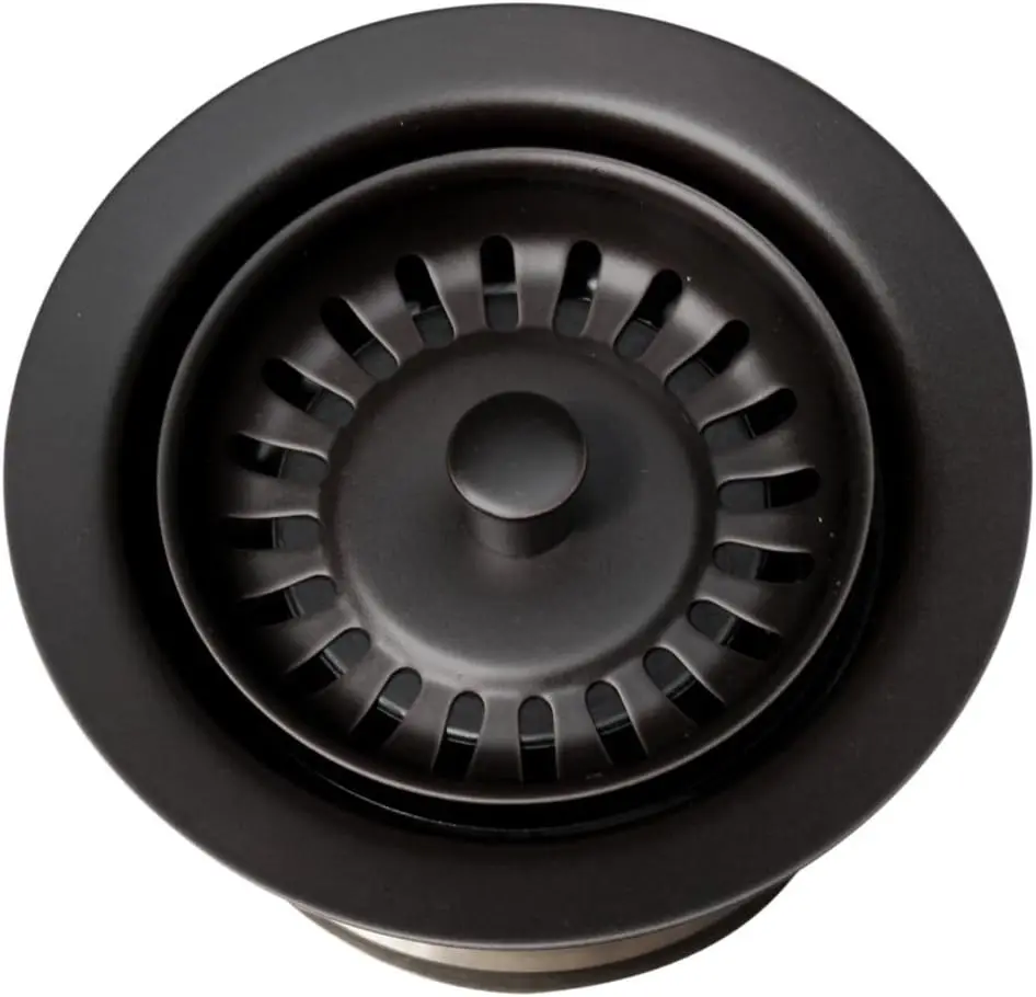 #Whitehaus Collection WH200-ORB Kitchen Sink Disposer Trim/Basket Strainer, , Oil Rubbed Bronze