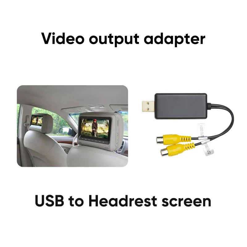 Ainavi Zubehör für Autoradio Multimedia USB Digital MIC 3,5 mm externes Mikrofon Wifi 4G RCA OBD DAB+ 6