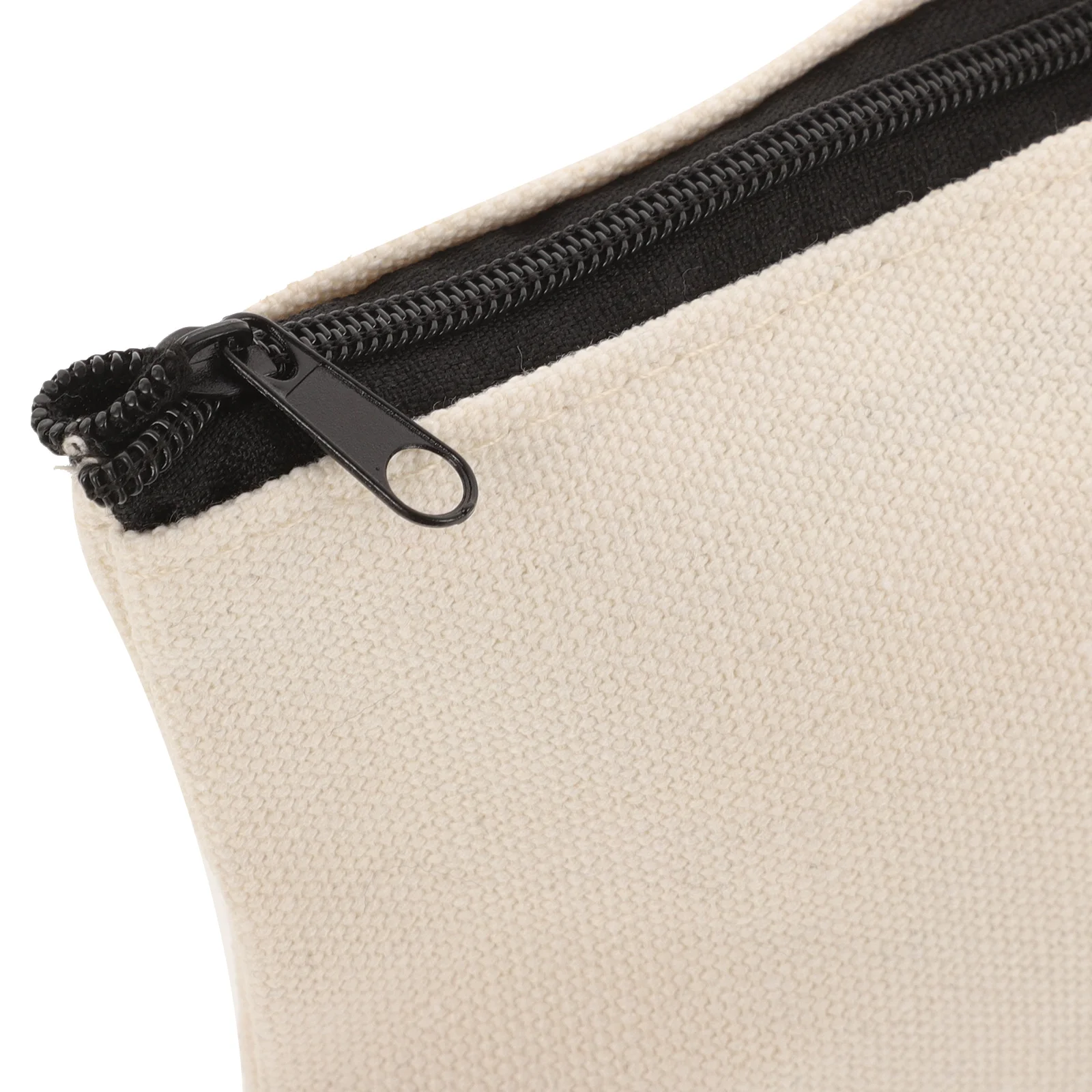 

4Pcs Canvas Zipper Pouch Multi-Functional Portable Storage Bag for Stationery Cosmetics Keys Coins Travel Goods