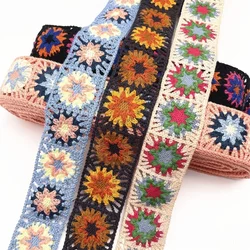 1 Yards Embroidery Fabric Ribbon Crochet Sewing Trim DIY BarCode Clothing Accessories