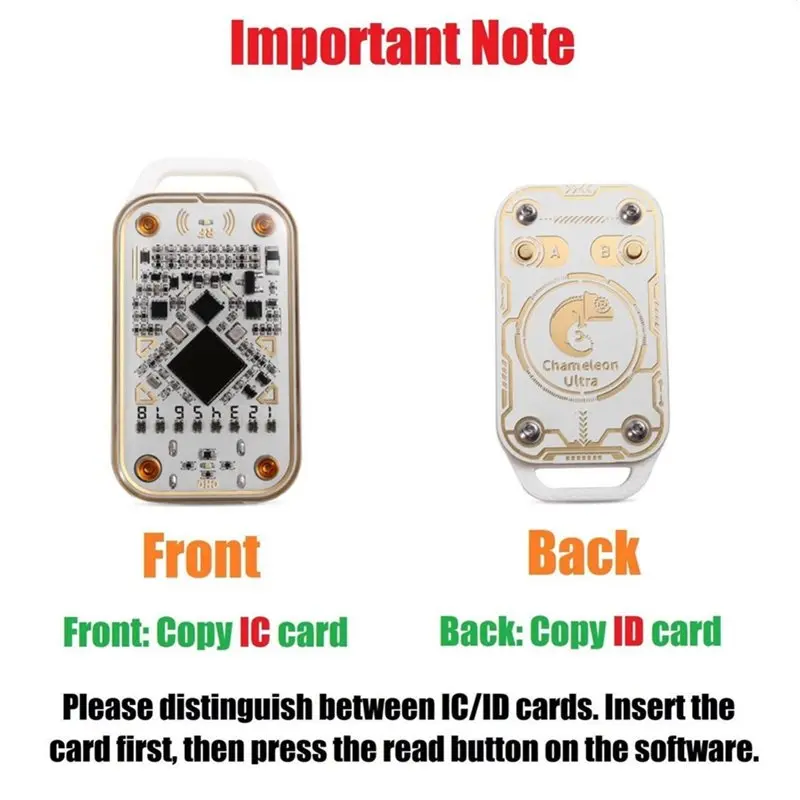 AB25-Chameleon V3.0 RFID Smart Chip Emulator Reader+UID Keychain