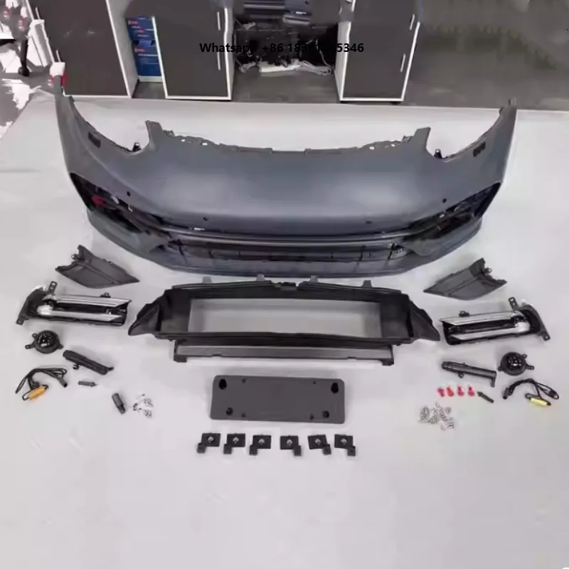 Car body accessories Car Front Bumper Grille Assembly for 14-16 Modified PP Material Body Kit