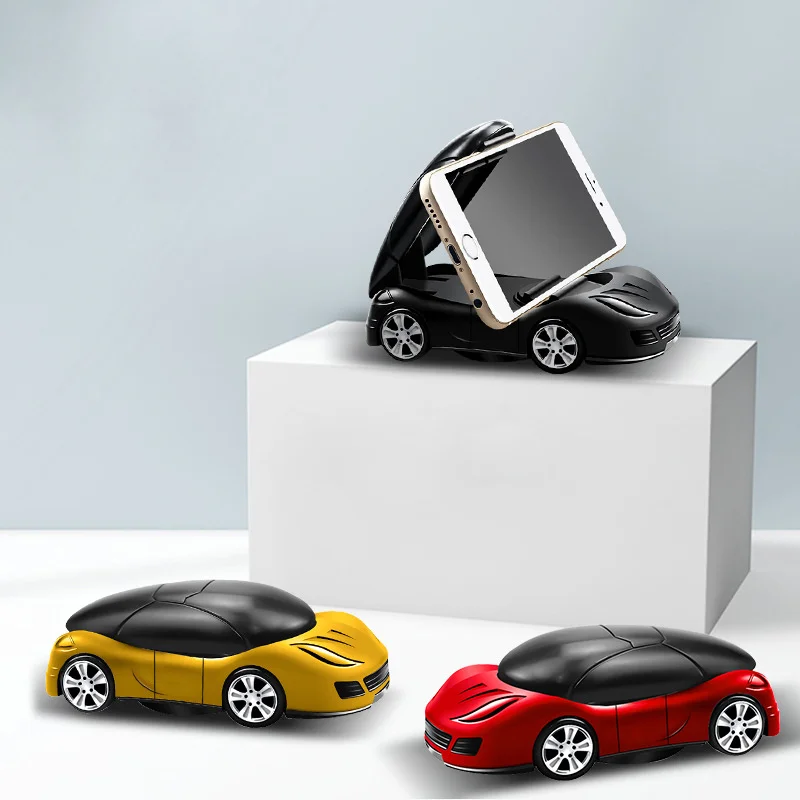 Mobile phone rack, interior and exterior creative decoration, car model instrument Table stand base