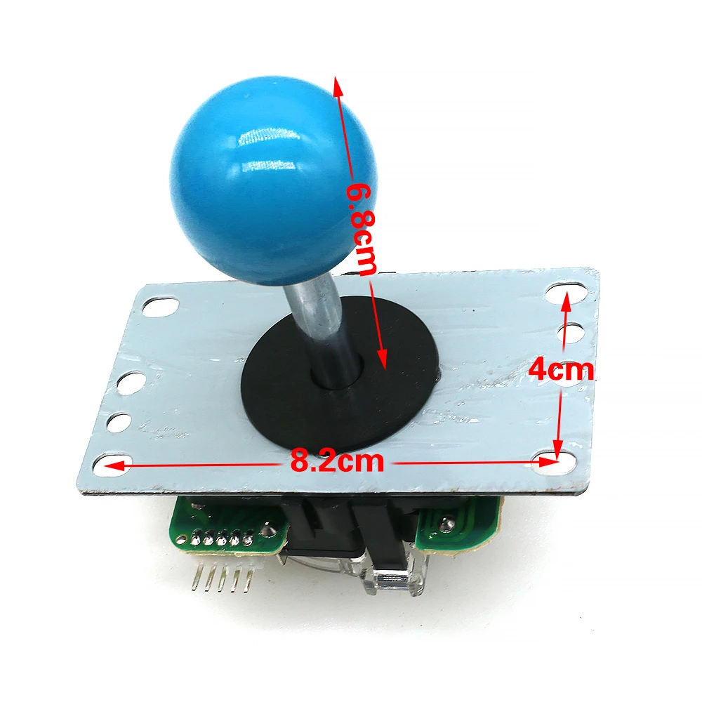 Copy Sanwa Arcade Joystick Round Ball Top 5 Pins Connector For USB Board PC PS3 Game Console DIY Direction Controller