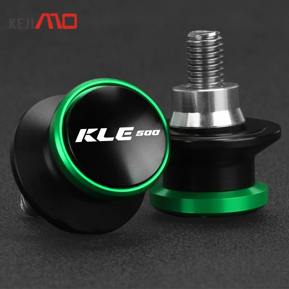 

Motorcycle CNC Aluminum Swingarm Spools Slider Stand Screws For Kawasaki KLE500 KLE 500 SE ABS 2026 2027 8mm Rear Slider Bobbins