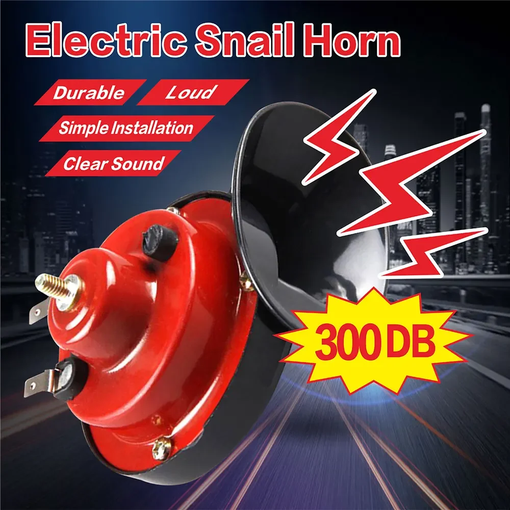 Drucklufthorn 12V, laut 300dB, schneckenförmig, universell, wasserdicht, Signalhorn für Wohnmobil, Auto, SUV, RV, Zug, LKW, Boot, Motorrad – Detail 1