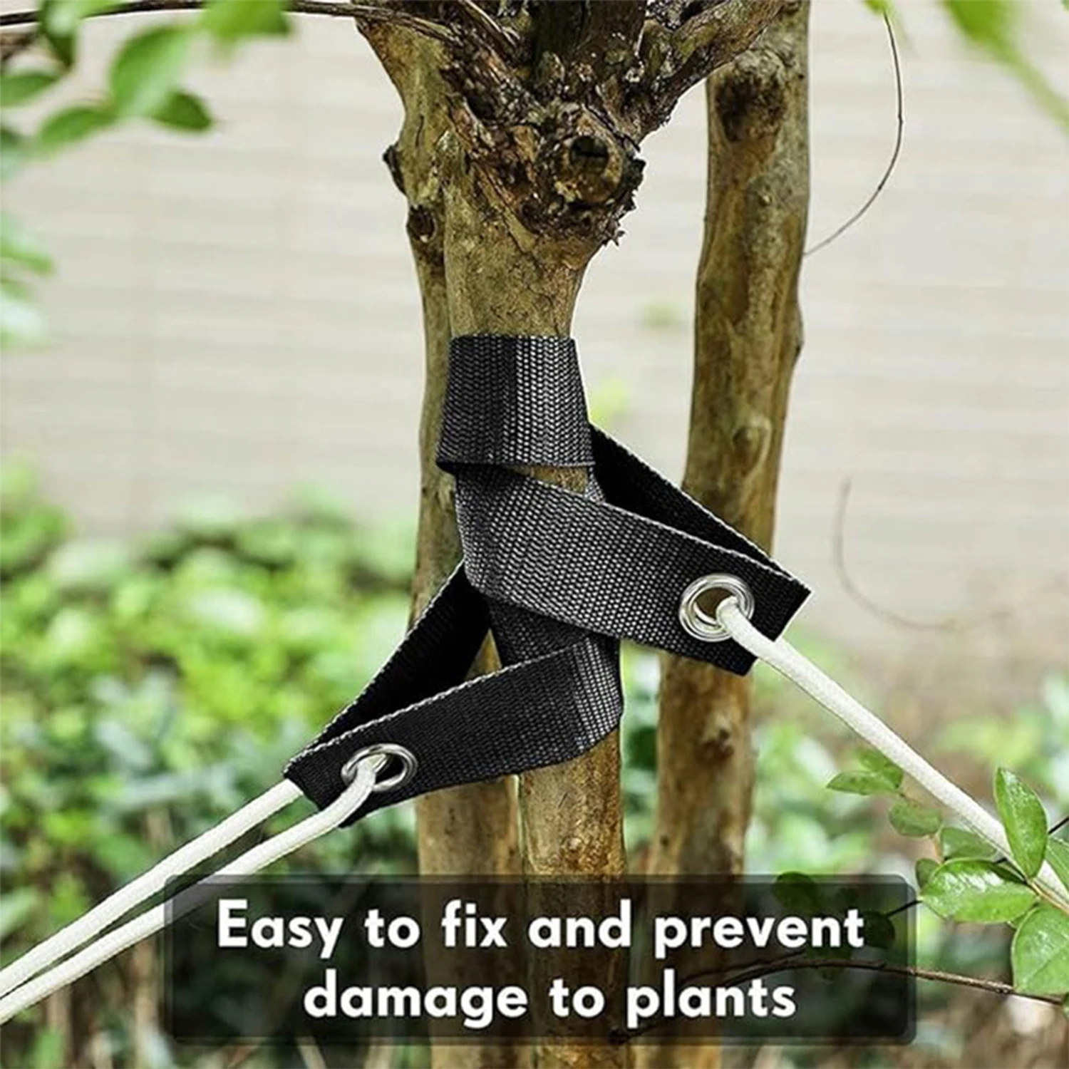 10pcs Windproof Tree Belt Anti-Hurricane Stereotyped Nylon Fixed Strap Newly Planted Branch Belt Tree Straightening Supporter
