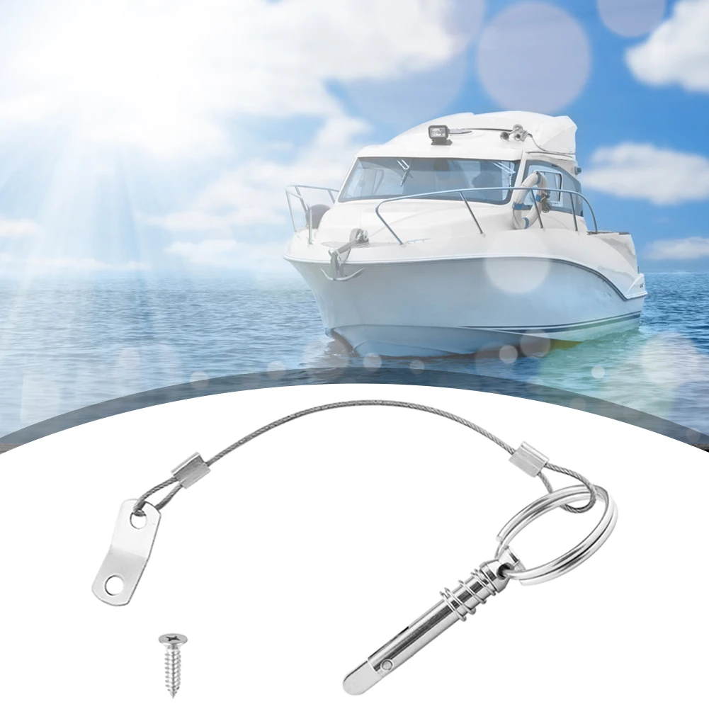 

Quick Release Pin Deck Hinge Hardware Marine Stainless Steel Boat for Outdoor Boat Sea Carrying Decor Accessories