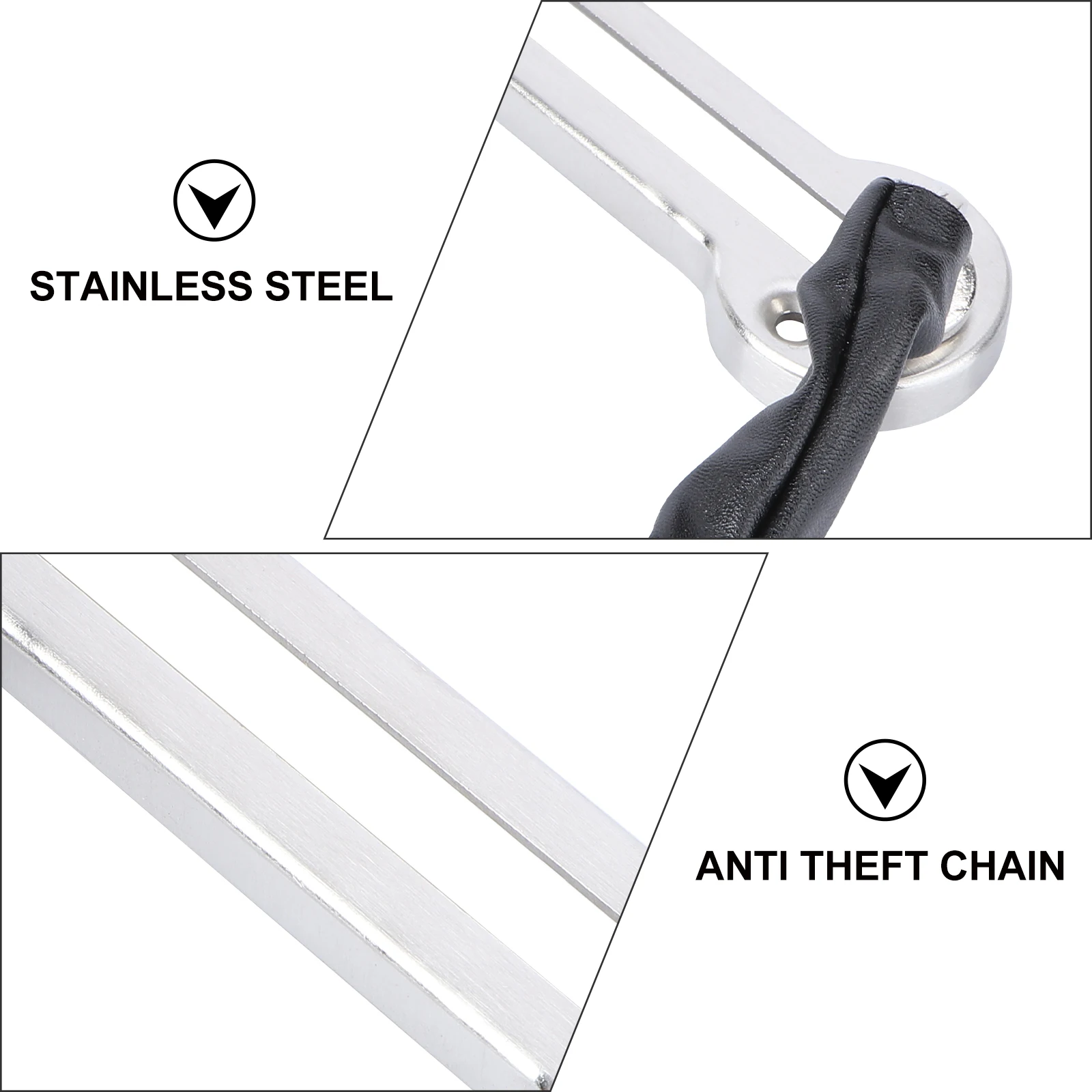 

Door Chain Lock for Apartment Hotel Entry Doors Easy Installation Stainless Steel Child Safety Door Locks
