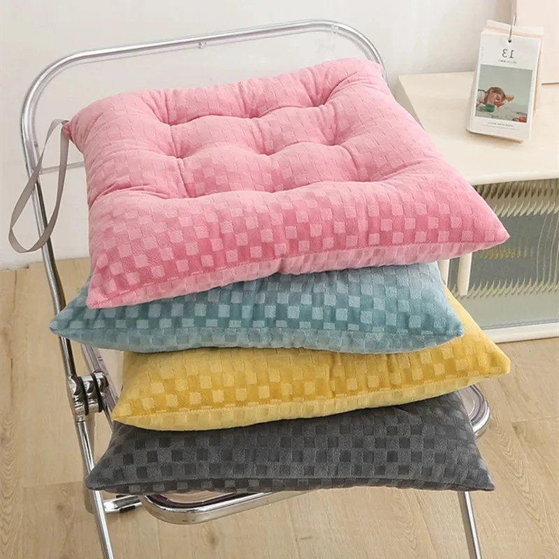 Coussin de Chaise Carré Ultra Doux et Chaud pour Enfant, Grand Coussin de Sol Confortable pour la Lecture