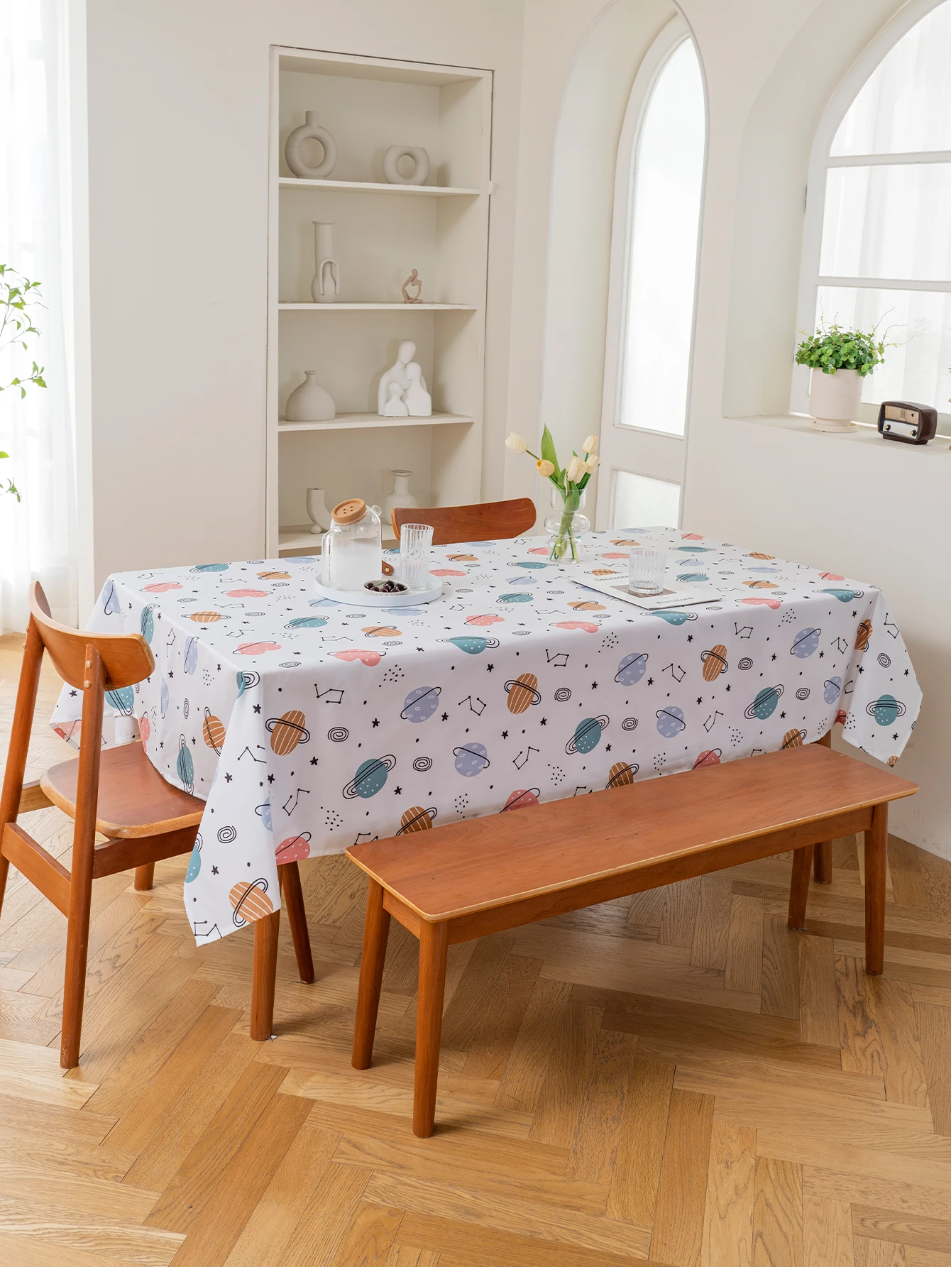 1pcs waterproof cartoon pattern tablecloth cartoon series cute style suitable for restaurants