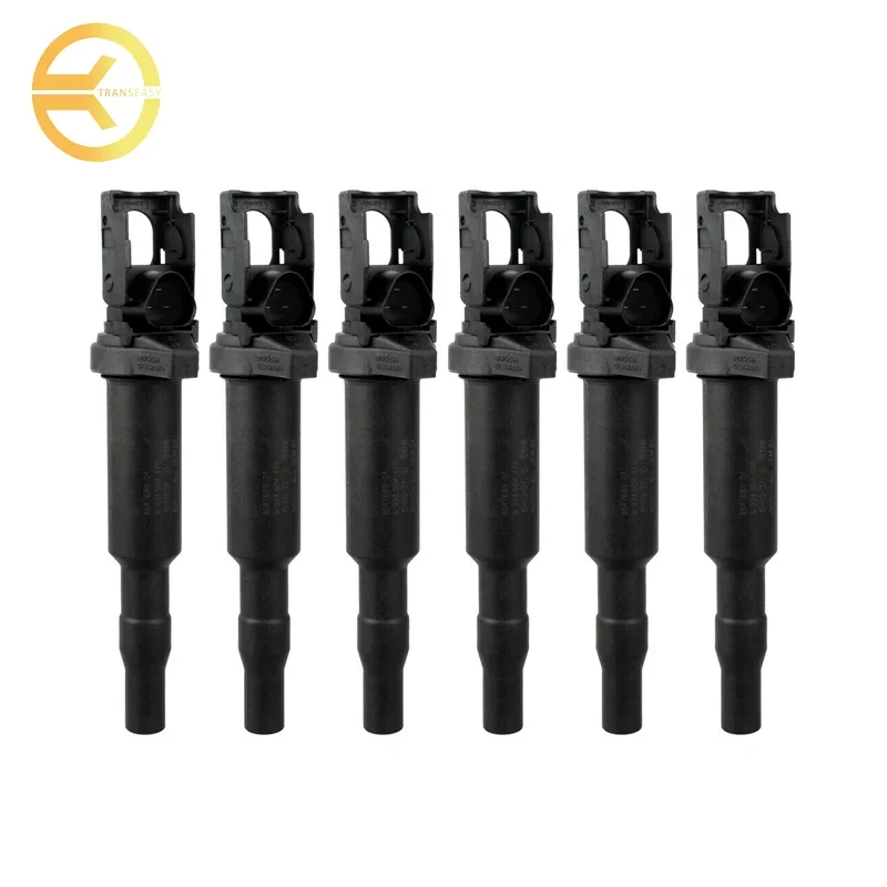 

6PCS Ignition Coils 12137594596 12137571643 0221504470 12138616153 for Bosch Fits BMW 325 530 535 X3 C1795 C1826